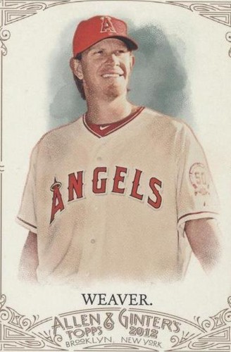 2012 Topps Allen & Ginter's - Jered Weaver #124