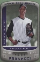 2005 Upper Deck Update - Ubaldo Jimenez #169
