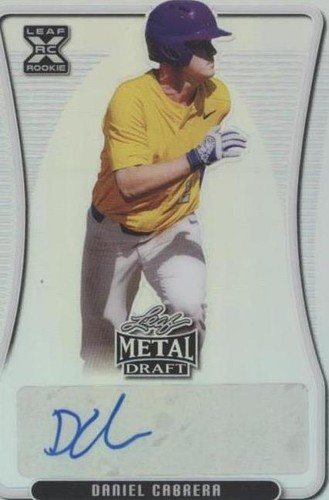 2020 Leaf Metal Draft - Daniel Cabrera #BA-DC3