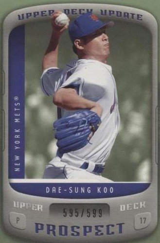 2005 Upper Deck Sweet Spot Update Dae-Sung Koo #105 Rookie RC | eBay