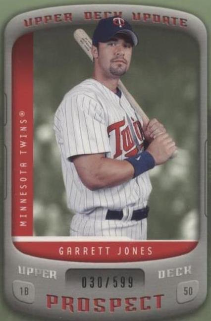 2005 Upper Deck Update - Garrett Jones #124