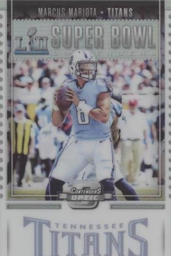 2017 Panini Contenders Optic Marcus Mariota #SB-6