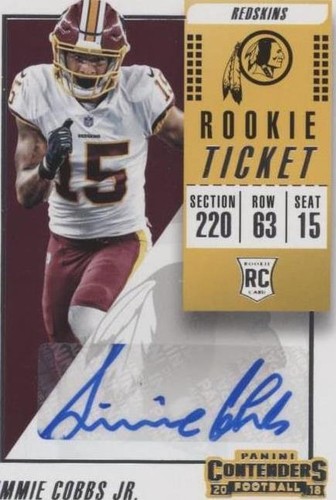 2018 Panini Contenders Simmie Cobbs Jr. #202