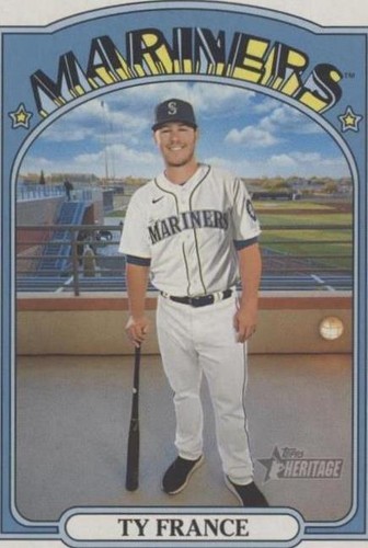 2021 Topps Heritage - Ty France #493