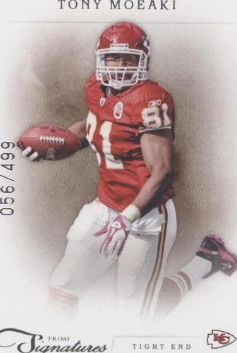 2011 Panini Prime Signatures Tony Moeaki #167