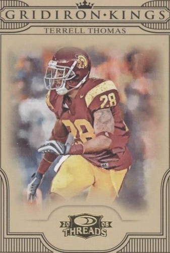 2008 Donruss Threads Terrell Thomas #CGK-34