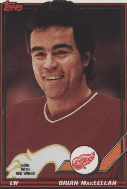 1991-92 Topps - Brian MacLellan #50