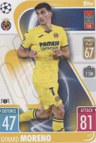 2021-22 Topps Match Attax UCL Gerard Moreno #297