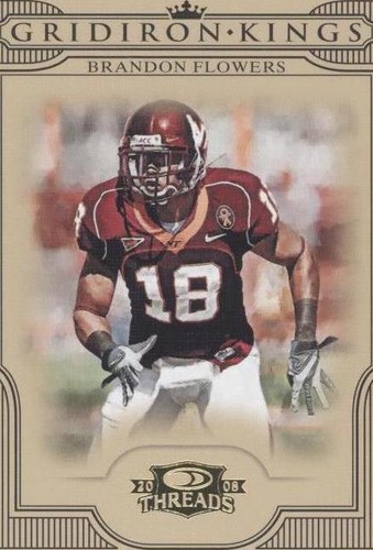 2008 Donruss Threads Brandon Flowers #CGK-38