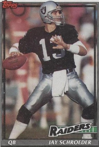 1991 Topps Jay Schroeder #96