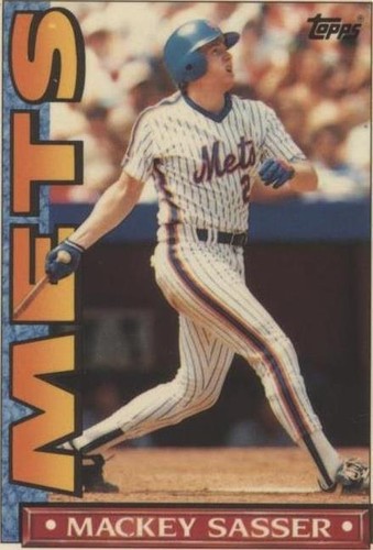 1990 Topps TV Team Sets - Mackey Sasser #22