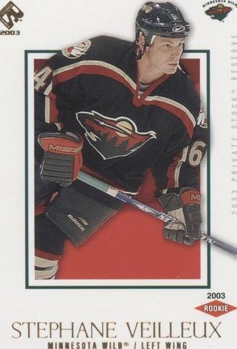 2002-03 Pacific Private Stock Reserve - Stephane Veilleux #166