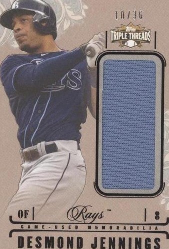 2014 Topps Triple Threads - Desmond Jennings #UJR-DJ