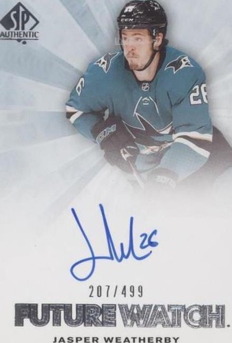 2021-22 SP Authentic - Jasper Weatherby #RFWA-JW