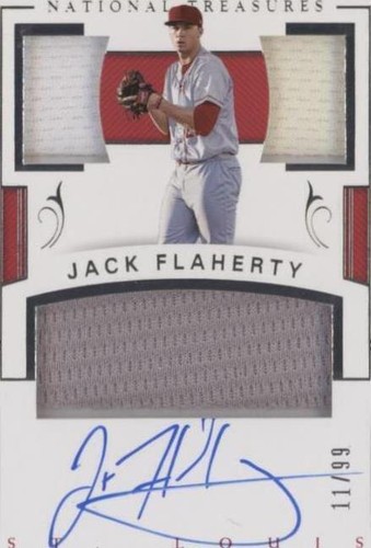 2018 Panini National Treasures - Jack Flaherty #PCS-JF