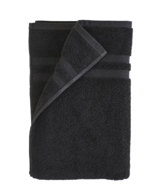 Mainstays Performance Solid Bath Towel, 52'' x 27'' Black