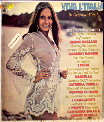 VIVA L'ITALIA Gigliola Cinquetti I Pooh Peppino Di Capri SEXY COVER LP
