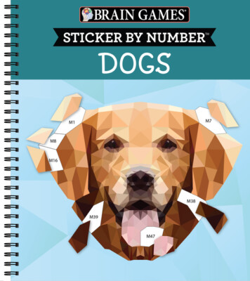 Brain Games - Sticker By Number: Dogs (28 Images To Sticker)