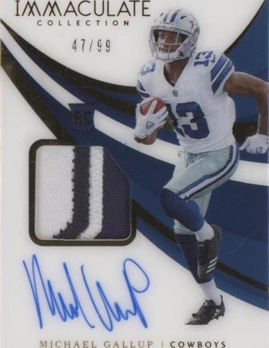 2018 Panini Immaculate Collection Michael Gallup #131