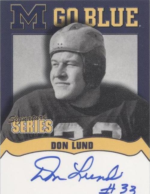 2002 TK Legacy Michigan Wolverines Don Lund #MGB5