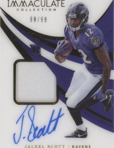 2018 Panini Immaculate Collection Jaleel Scott #136