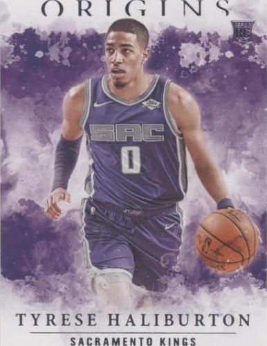 Tyrese Haliburton 2024-25 Panini Origins Blue Cosmic Storm