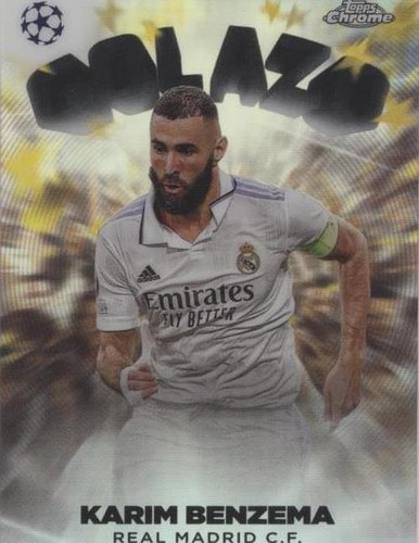 2023 KARIM BENZEMA 20/25 TOPPS UEFA CHAMPIONS LEAGUE ROAD TO