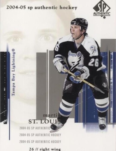 2004-05 SP Authentic - Martin St. Louis #81