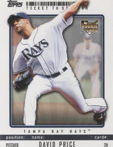 2009 Topps Ticket To Stardom - David Price #211