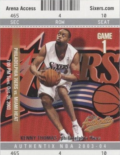 2003-04 Fleer Authentix - Kenny Thomas #66