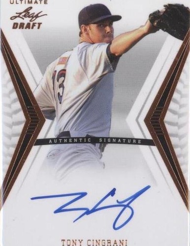 2012 Leaf Ultimate Draft - Tony Cingrani #BA-TC1