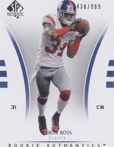 2007 SP Authentic Aaron Ross #164