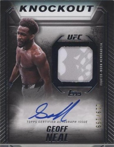 2024 Topps UFC Knockout - Geoff Neal #KAR-GNL