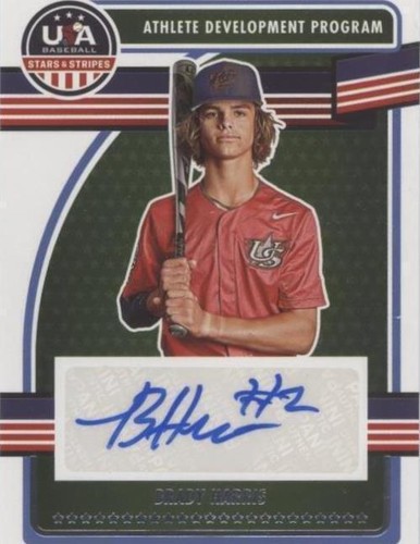 2023 Panini USA Baseball Stars & Stripes - Brady Harris #ADPS-BH