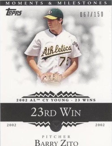 2007 Topps Moments & Milestones - Barry Zito #48-23