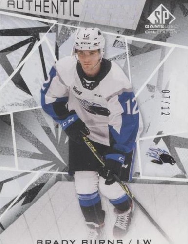 2021-22 Upper Deck SP Game Used CHL Edition - Brady Burns #54