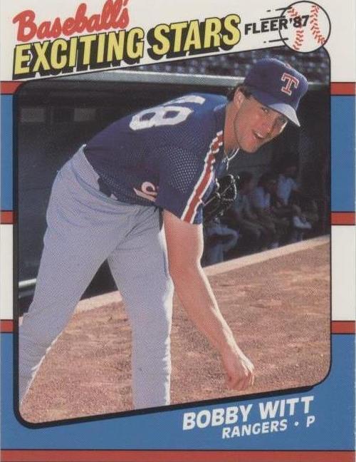 Fleer Baseball's Eciting Stars 1987 - Bobby Witt #44