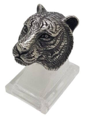 Tiger Ring Animal Big Feline Cat Style Mens Womens Stainless Steel Asia Stripes