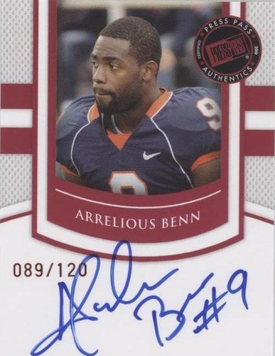 2010 Press Pass Portrait Edition Arrelious Benn #SS-AB