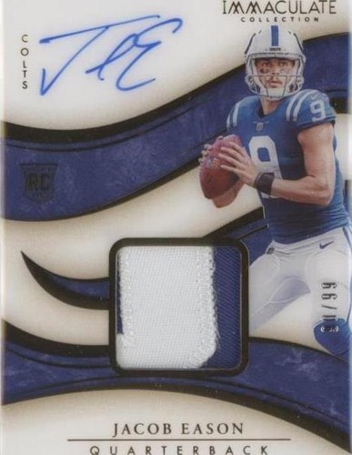 2020 Panini Immaculate Collection Jacob Eason #105
