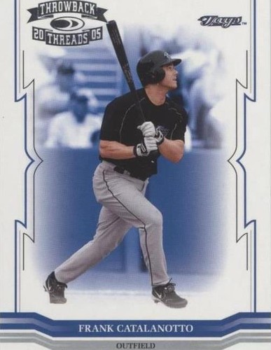 2005 Donruss Throwback Threads - Frank Catalanotto #211