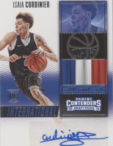 2016-17 Panini Contenders Draft Picks - Isaia Cordinier #198