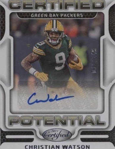 2023 Panini Certified Christian Watson #CPS-CW