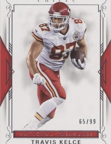 2017 Panini National Treasures Travis Kelce #91