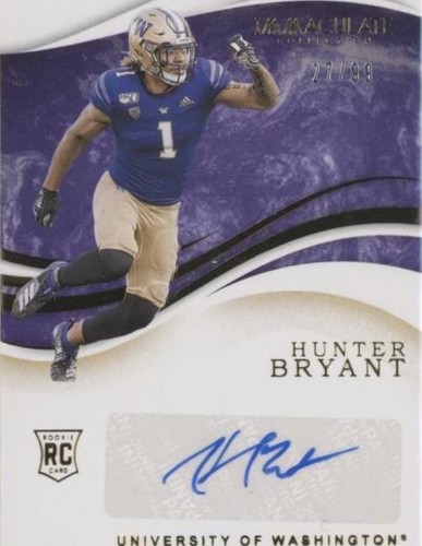 2020 Panini Immaculate Collection Collegiate Hunter Bryant #68