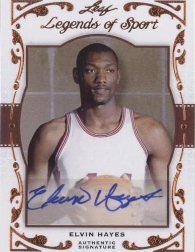 2011 Leaf Legends of Sport - Elvin Hayes #BA-28