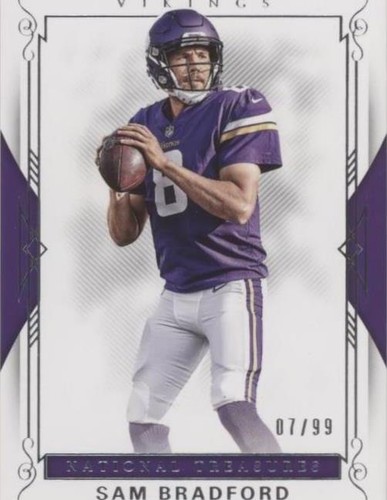 2017 Panini National Treasures Sam Bradford #84
