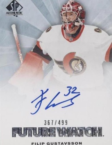 2021-22 SP Authentic - Filip Gustavsson #RFWA-FG