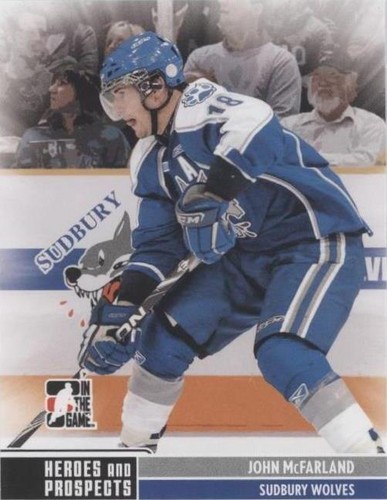 2009-10 In the Game Heroes and Prospects - John Mcfarland #86