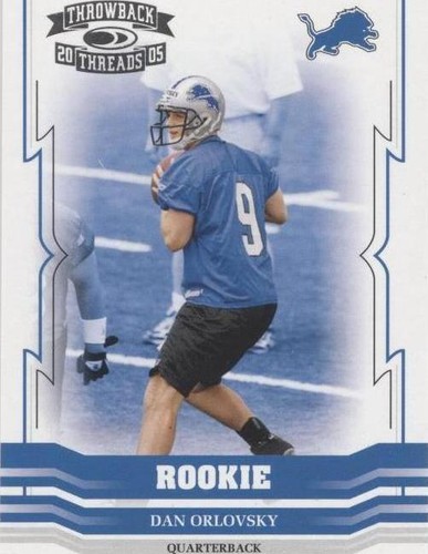 2005 Donruss Throwback Threads Dan Orlovsky #179